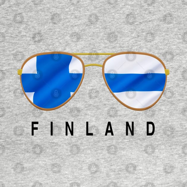 Finland Sunglasses, Finland Flag, Finland gift , Finns , Finnish by JayD World